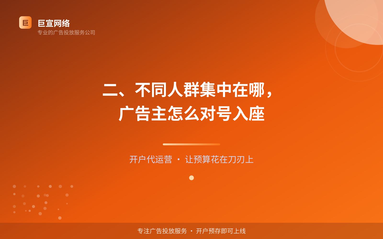 酷狗广告投放:二、不同人群集中在哪,广告主怎么对号入座(投放总览)