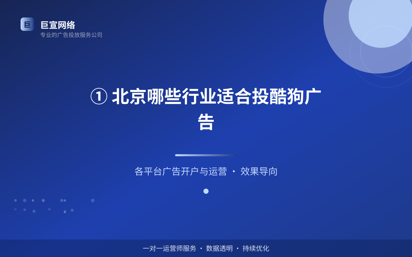 ① 北京哪些行业适合投酷狗广告(投放总览) ① 北京哪些行业适合投酷狗广告(投放总览)